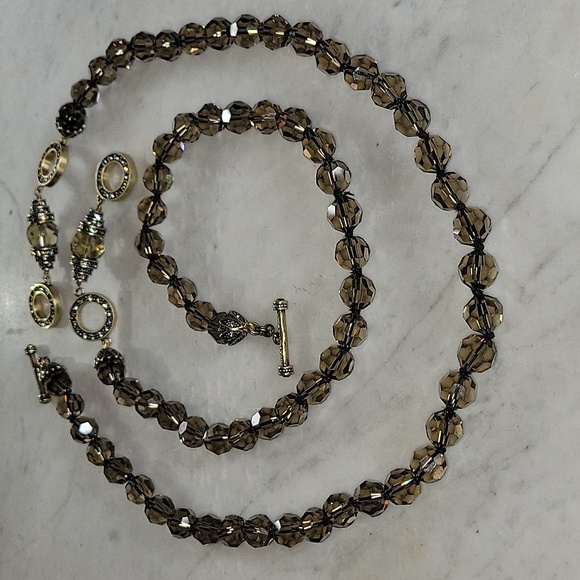 Jewelry - COPY - HEIDI DAUS Crystal/Beads Wrap/Necklace